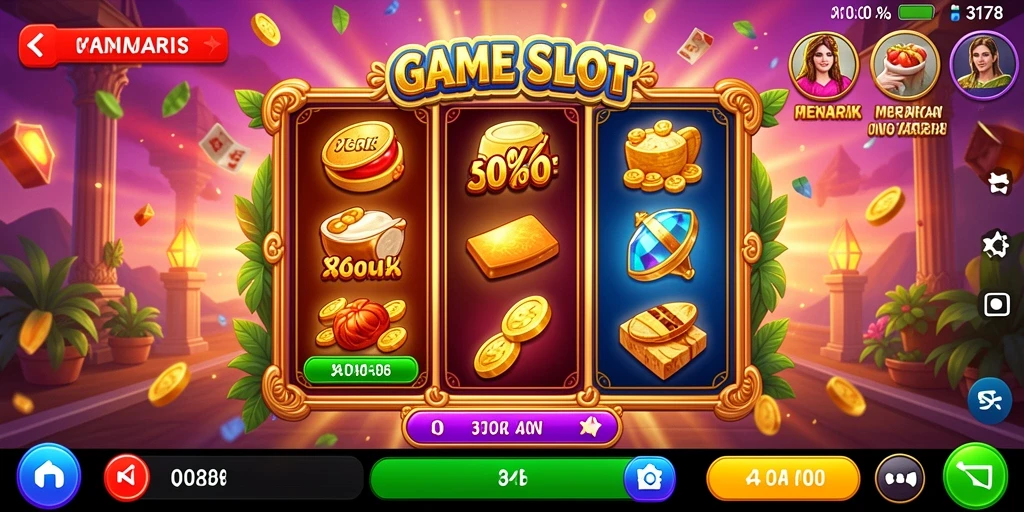 Screenshot gameplay Slot 3178 yang menampilkan pemandangan menarik.