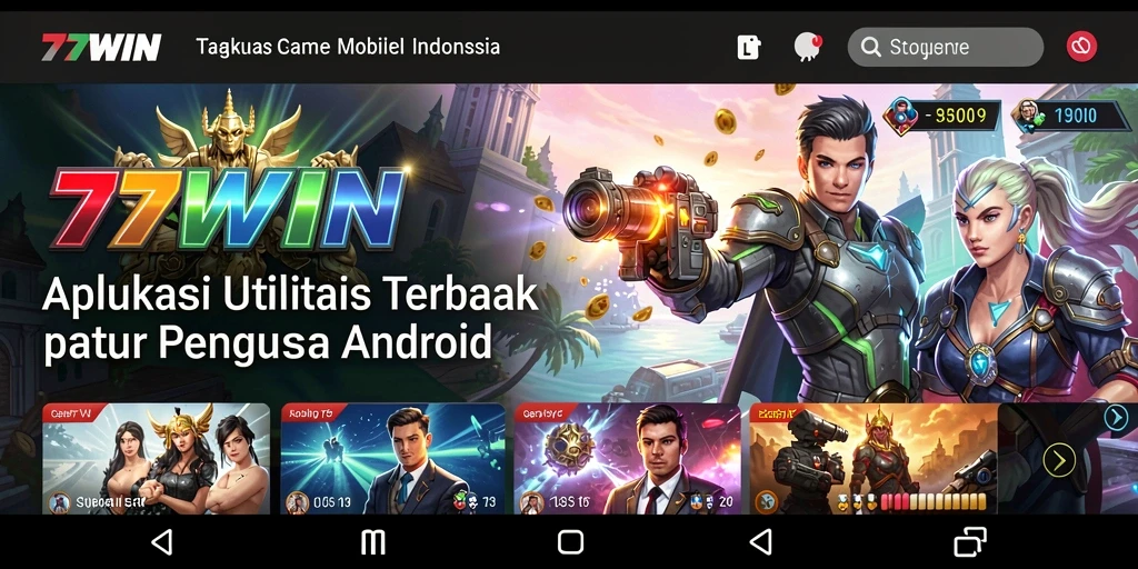 Tampilan aplikasi 77WIN yang memudahkan navigasi dan pengelolaan tugas.