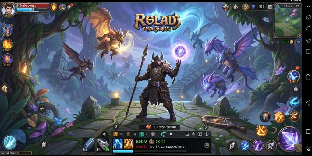 Screenshot gameplay 8ID yang menunjukkan aksi pertempuran epik.