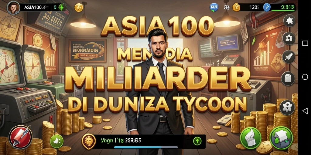 Tampilan gameplay ASIA100 yang menarik dan menantang.