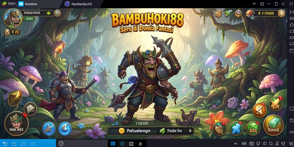 Tangkapan layar gameplay BAMBUHOKI88 yang menakjubkan dalam petualangan seru.