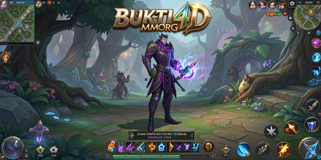Gameplay seru BUKTI4D dengan karakter dan monster unik.