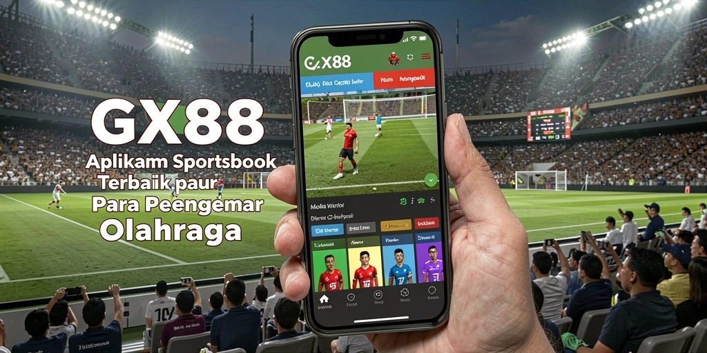 Screenshot GX88 menampilkan antarmuka taruhan olahraga yang menarik dan intuitif.