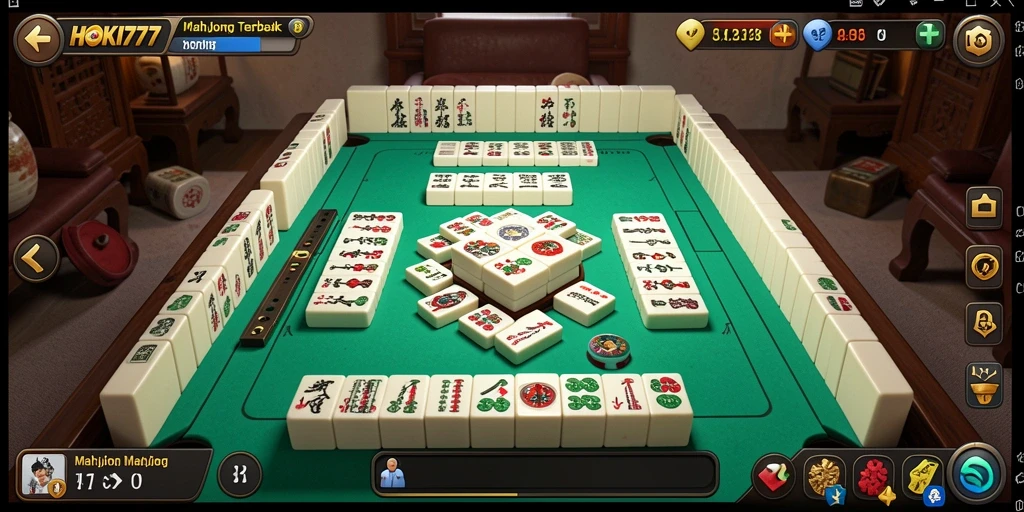 Tampilan gameplay seru dan menantang dari HOKI777 Mahjong.