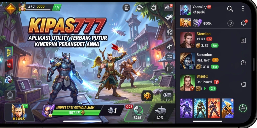 Tampilan antarmuka KIPAS777 yang menarik dan fungsional.