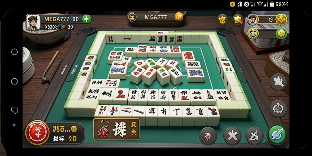 Gameplay seru Mahjong di MEGA777 yang penuh tantangan.