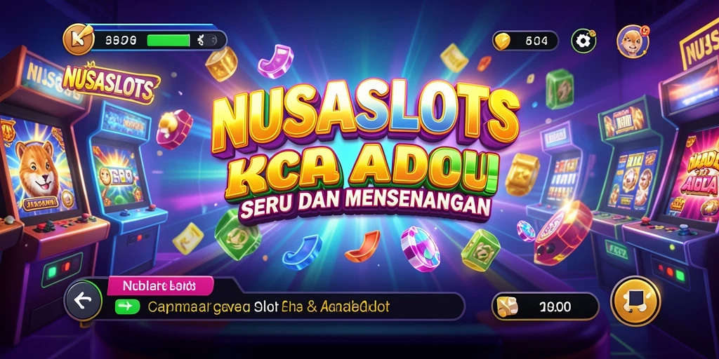 Tangkapan layar NUSASLOTS menampilkan aksi seru permainan slot yang mendebarkan.