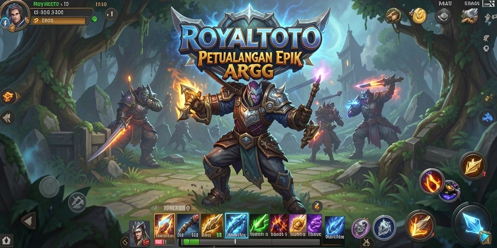 Screenshot gameplay <strong>ROYALTOTO</strong> yang menampilkan pertarungan mendebarkan.