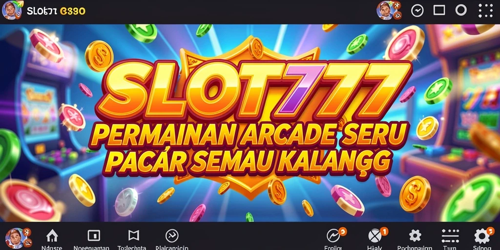 Screenshot gameplay SLOT777 yang penuh aksi dan seru.