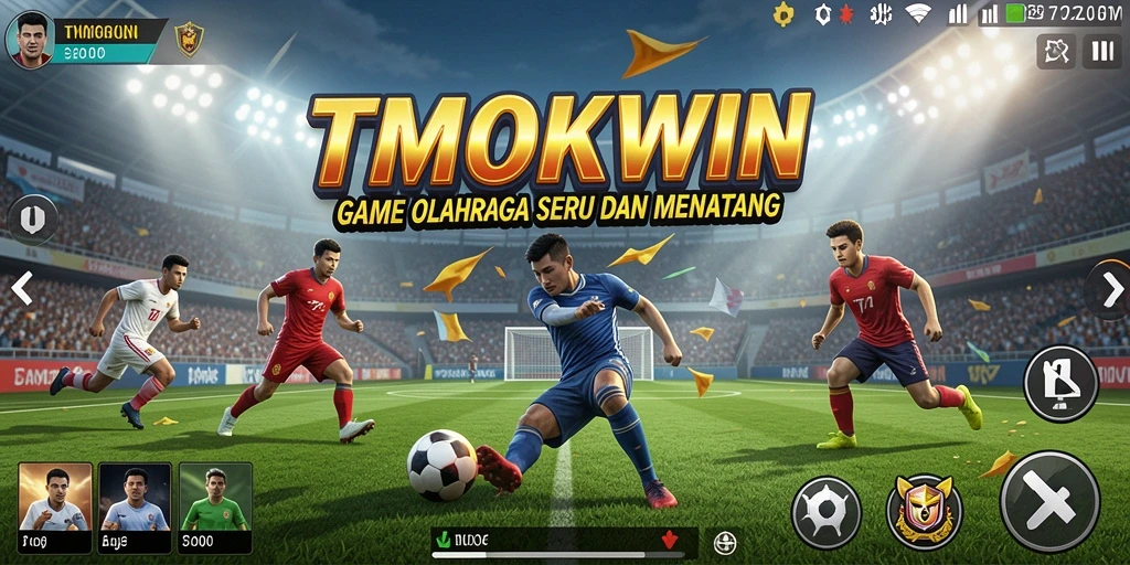 Tampilan menarik dari gameplay TMOKWIN yang penuh aksi olahraga.
